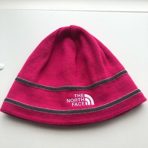 North Face Youth Knit and Fleece Beanie Hat - Picture 1 of 3